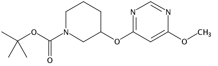 tert-Butyl 3-((6-methoxypyrimidin-4-yl)oxy)piperidine-1-carboxylate