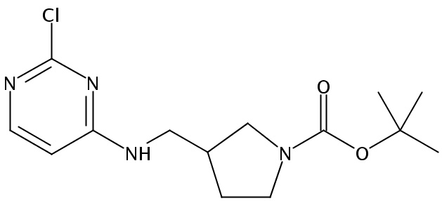 3-(((2-氯嘧啶-4-基)氨基)甲基)吡咯烷-1-羧酸叔丁酯