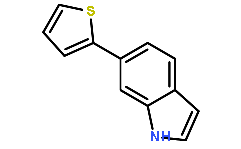 6-噻吩-2-基-1H-吲哚