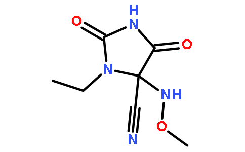 3-乙基-4-(甲氧基氨基)-2,5-二氧代咪唑烷-4-腈