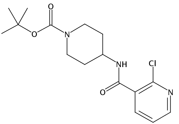 tert-Butyl 4-(2-chloronicotinamido)piperidine-1-carboxylate