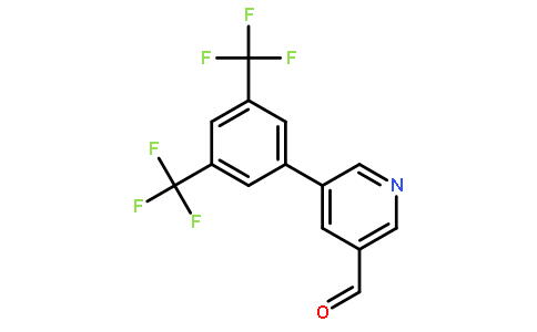 5-[3,5-双(三氟甲基)苯基]-3-吡啶甲醛