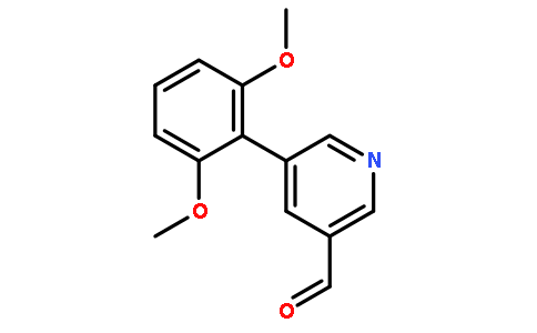 5-(2,6-二甲氧基苯基)-3-吡啶甲醛