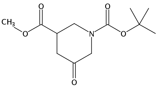 1-tert-Butyl 3-methyl 5-oxopiperidine-1,3-dicarboxylate