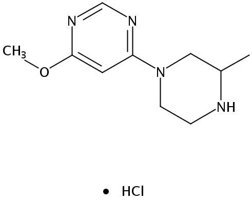 4-Methoxy-6-(3-methylpiperazin-1-yl)pyrimidine hydrochloride