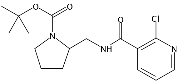 tert-Butyl 2-((2-chloronicotinamido)methyl)pyrrolidine-1-carboxylate