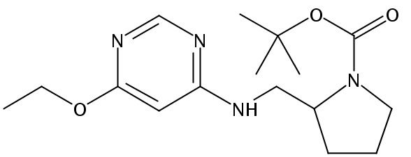 tert-Butyl 2-(((6-ethoxypyrimidin-4-yl)amino)methyl)pyrrolidine-1-carboxylate
