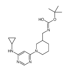tert-Butyl ((1-(6-(cyclopropylamino)pyrimidin-4-yl)piperidin-3-yl)methyl)carbamate
