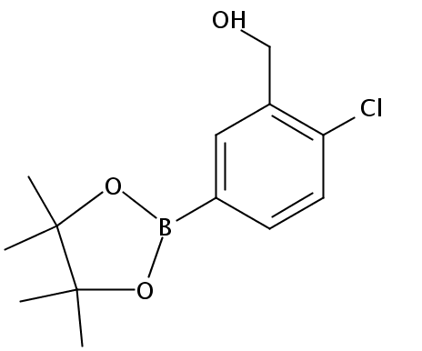 (2-氯-5-(4,4,5,5-四甲基-1,3,2-二噁硼烷-2-基)苯基)甲醇