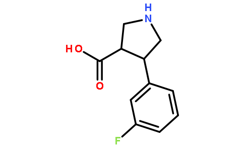 (3S,4R)-4-(3-氟苯基)吡咯烷-3-羧酸