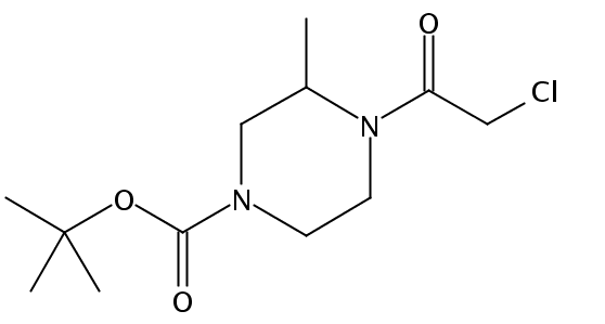 tert-Butyl 4-(2-chloroacetyl)-3-methylpiperazine-1-carboxylate