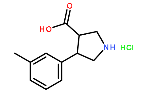 3-​Pyrrolidinecarboxyli​c acid, 4-​(3-​methylphenyl)​-​, (3S,​4R)​-