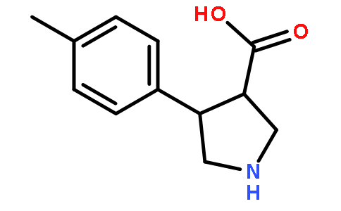 (3S,4R)-4-对甲苯基吡咯烷-3-羧酸