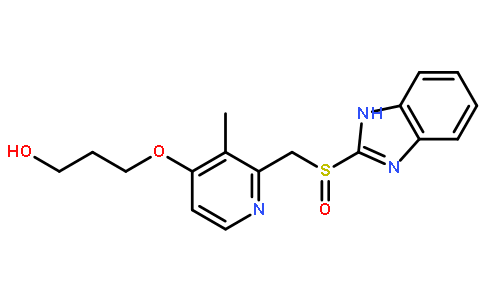3-[[2-[(1H-苯并咪唑-2-亚磺酰基)甲基]-3-甲基-4-吡啶]氧基]-1-丙醇