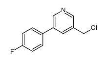 3-(chloromethyl)-5-(4-fluorophenyl)pyridine