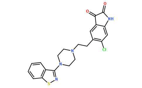 5-(2-(4-(苯并[d]异噻唑-3-基)哌嗪-1-基)乙基)-6-氯吲哚啉-2,3-二酮