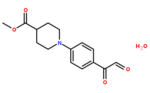 1-(4-(2-氧代乙酰基)苯基)哌啶-4-羧酸甲酯水合物