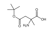 (2S)-2-Amino-2-methyl-4-[(2-methyl-2-propanyl)oxy]-4-oxobutanoic acid (non-preferred name)