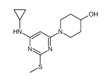 1-(6-(Cyclopropylamino)-2-(methylthio)pyrimidin-4-yl)piperidin-4-ol