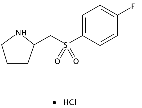 2-(((4-Fluorophenyl)sulfonyl)methyl)pyrrolidine hydrochloride