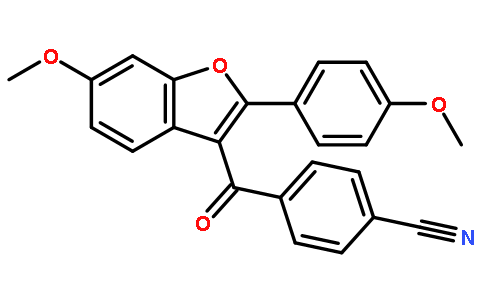 [6-Methoxy-2-(4-methoxyphenyl)benzo[b]furan-3-yl](4-cyanophenyl)methanone