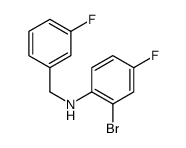 2-bromo-4-fluoro-N-[(3-fluorophenyl)methyl]aniline