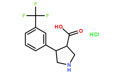 (3S,4R)-4-(3-(三氟甲基)苯基)吡咯烷-3-羧酸