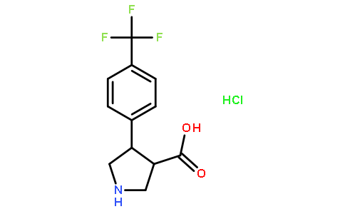 (3S,4R)-4-(4-(三氟甲基)苯基)吡咯烷-3-羧酸