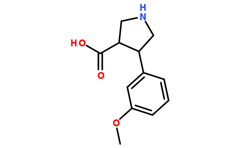 3-​Pyrrolidinecarboxyli​c acid, 4-​(3-​methoxyphenyl)​-​, (3S,​4R)​-