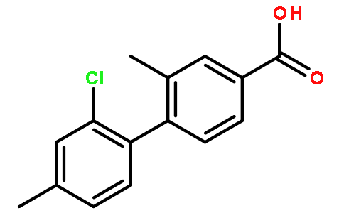 2-氯-2,4-二甲基-[1,1-联苯]-4-羧酸