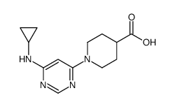 1-(6-(Cyclopropylamino)pyrimidin-4-yl)piperidine-4-carboxylic acid