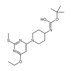 tert-Butyl (1-(6-ethoxy-2-(methylthio)pyrimidin-4-yl)piperidin-4-yl)carbamate