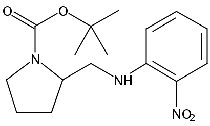 tert-Butyl 2-(((2-nitrophenyl)amino)methyl)pyrrolidine-1-carboxylate