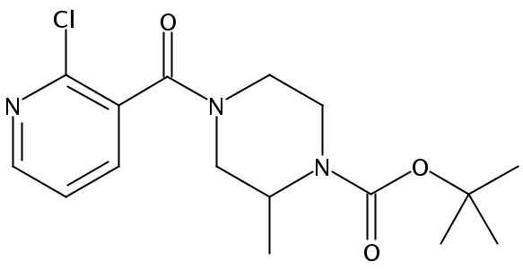 tert-Butyl 4-(2-chloronicotinoyl)-2-methylpiperazine-1-carboxylate