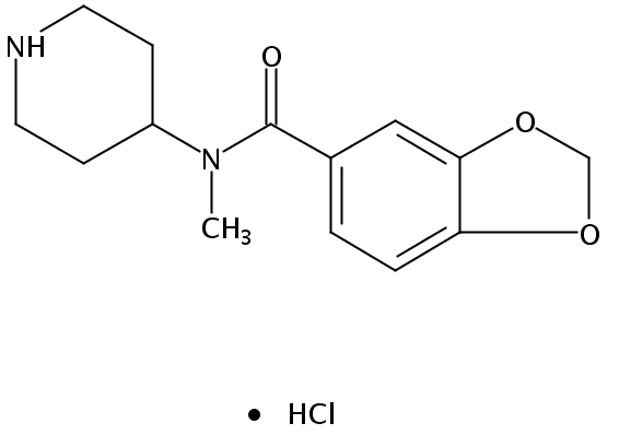 N-Methyl-N-(piperidin-4-yl)benzo[d][1,3]dioxole-5-carboxamide hydrochloride