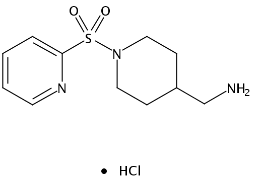 (1-(Pyridin-2-ylsulfonyl)piperidin-4-yl)methanamine hydrochloride
