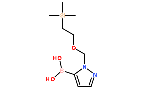 1-((2-(三甲基甲硅烷基)乙氧基)甲基)吡唑-5-硼酸
