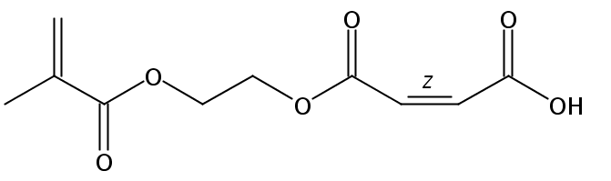 (Z)-2-丁烯二酸-2-[(2-甲基-1-氧代-2-丙烯基)氧基]乙基单酯