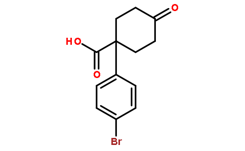 1-(4-溴苯基)-4-氧代-环己烷羧酸