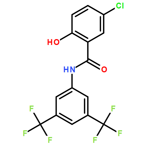 N-[3,5-双(三氟甲基)苯基]-5-氯-2-羟基苯甲酰胺