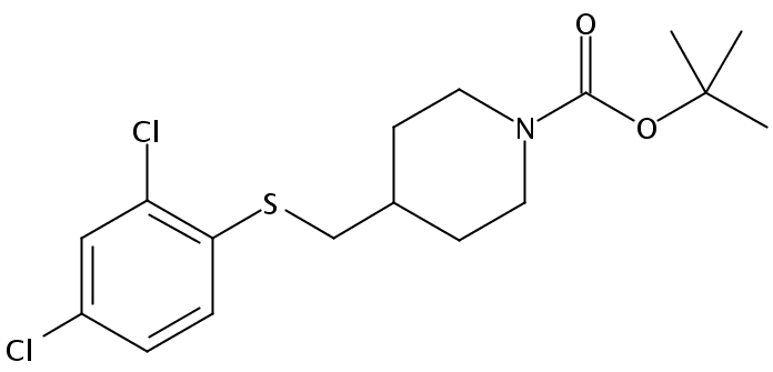tert-Butyl 4-(((2,4-dichlorophenyl)thio)methyl)piperidine-1-carboxylate