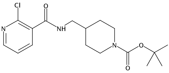 tert-Butyl 4-((2-chloronicotinamido)methyl)piperidine-1-carboxylate
