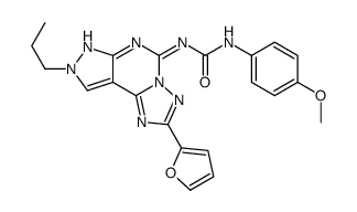 1-[2-(2-Furyl)-8-propyl-8H-pyrazolo[4,3-e][1,2,4]triazolo[1,5-c]p yrimidin-5-yl]-3-(4-methoxyphenyl)ure