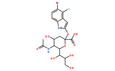 5-溴-4-氯-3-吲哚基α-D-N-乙酰神经氨酸