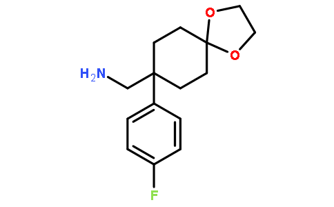 1-[8-(4-氟苯基)-1,4-二氧杂螺[4.5]癸烷-8-基]甲胺