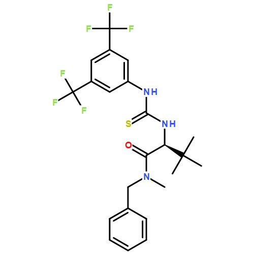(2S)-2-[[[[3,5-双(三氟甲基)苯基]氨基]硫氧代甲基]氨基]- n-3,3-三甲基-n-(苯基甲基)丁酰胺