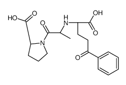 (2S)-1-[(2S)-2-[(1-carboxy-4-oxo-4-phenylbutyl)amino]propanoyl]pyrrolidine-2-carboxylic acid