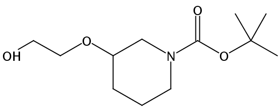 3-(2-羟基-乙氧基)-哌啶-1-羧酸叔丁酯