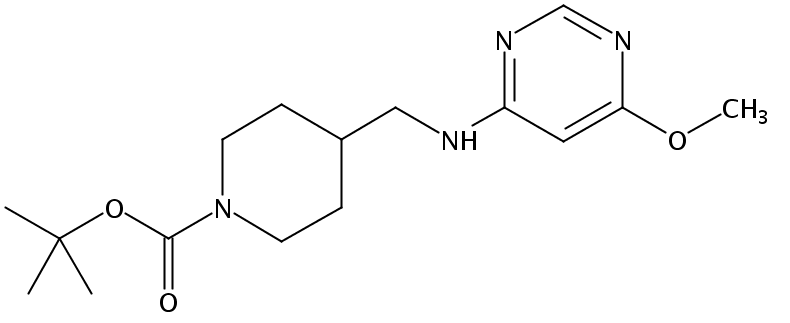 tert-Butyl 4-(((6-methoxypyrimidin-4-yl)amino)methyl)piperidine-1-carboxylate