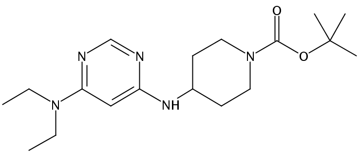 tert-Butyl 4-((6-(diethylamino)pyrimidin-4-yl)amino)piperidine-1-carboxylate